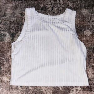 White Women's Crop Top